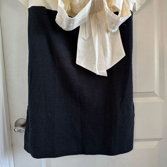 NWOT Anthropologie Maeve Bow Colorblocked Shift Mini Dress - Picture 9 of 14